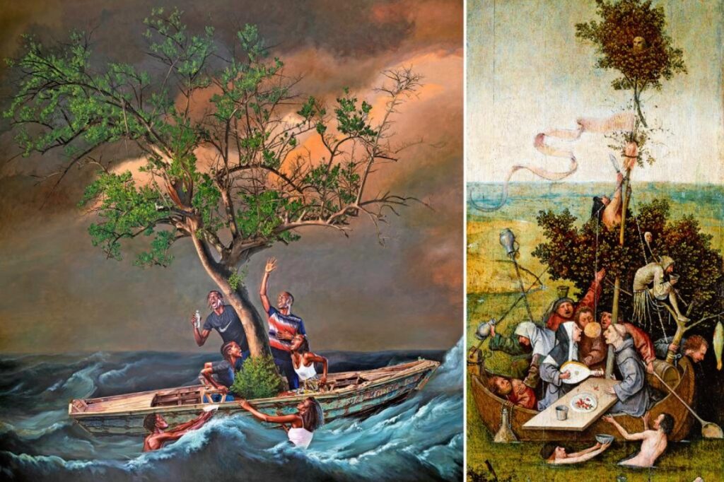 Kehinde Wiley The Prelude yanks historical paintings into